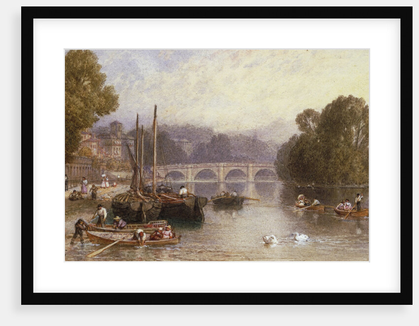Richmond Bridge by Myles Birket Foster