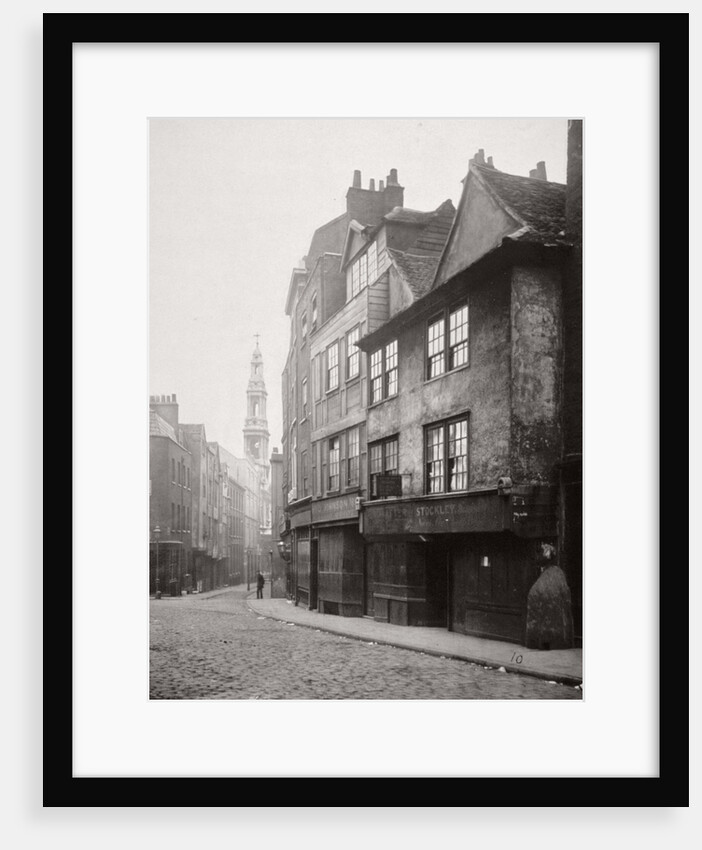 View of houses in Drury Lane, Westminster, London by Society for Photographing the Relics of Old London