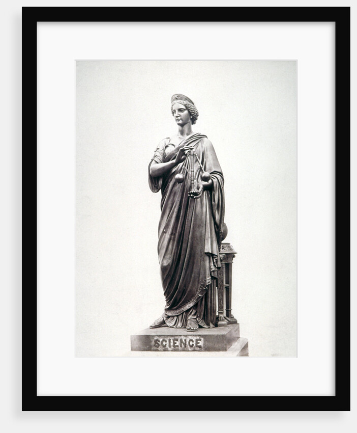 Bronze statue of Science, located on the north parapet of Holborn Viaduct, London by Henry Dixon