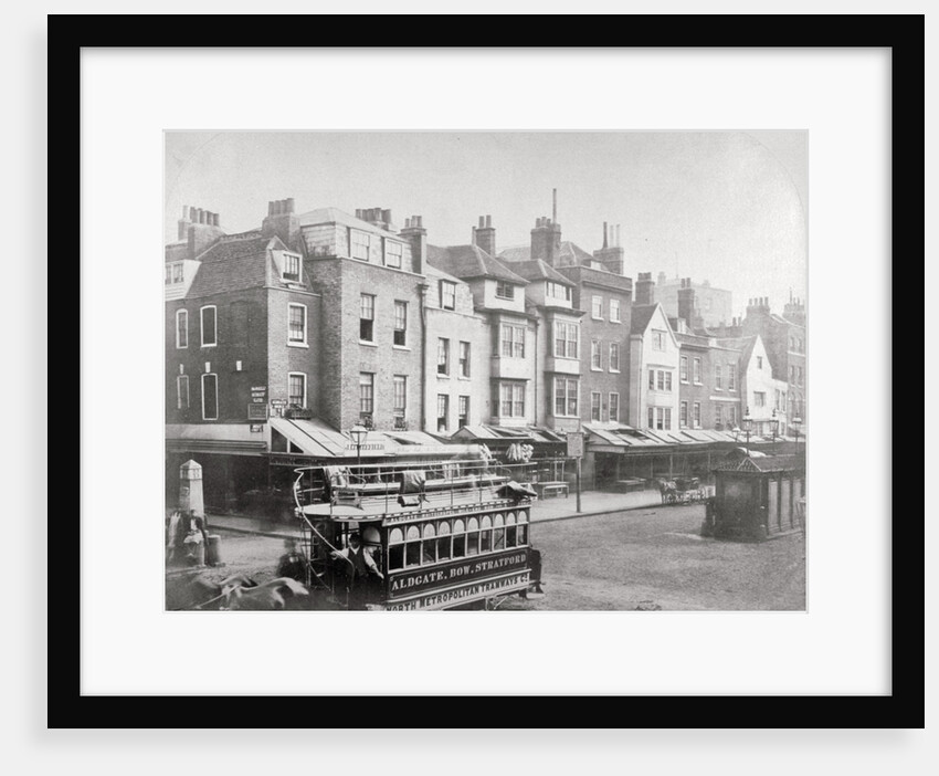 Buildings in Butcher Row, Aldgate High Street, City of London by Anonymous