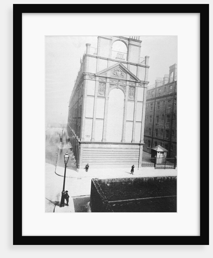 Exterior view of newly erected artizan dwellings in Artizan Street, City of London by Henry Dixon