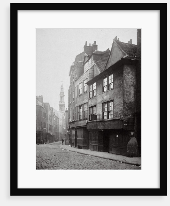 View of houses in Drury Lane, Westminster, London by Society for Photographing the Relics of Old London