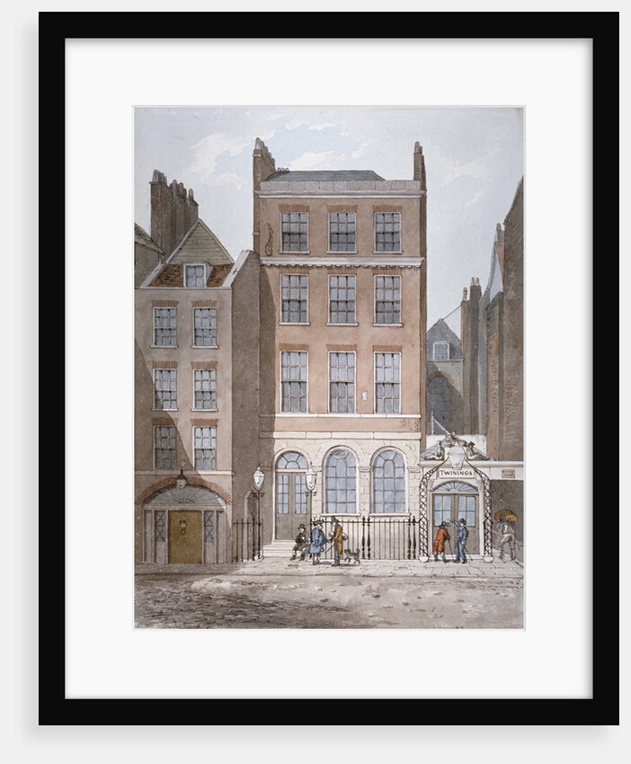 Snow's Banking House and Twining's tea merchants, Strand, Westminster, London by George Shepherd