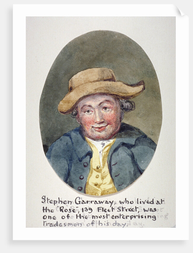 Stephen Garraway, tradesman of Fleet Street, London by Anonymous