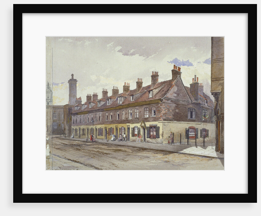 View of Old Pye Street, Westminster, London by John Crowther