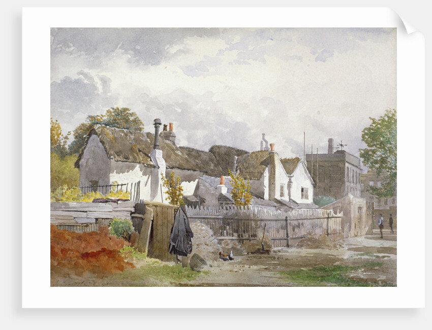 Sindercombe's Cottage, Shepherd's Bush, Hammersmith, London by John Crowther