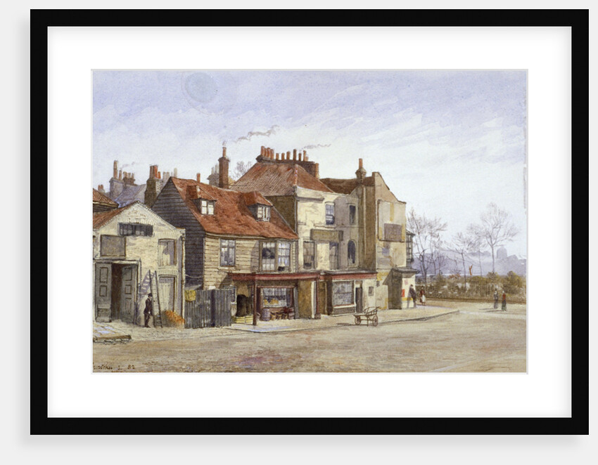 View of Lawrence Street, Chelsea, London by John Crowther