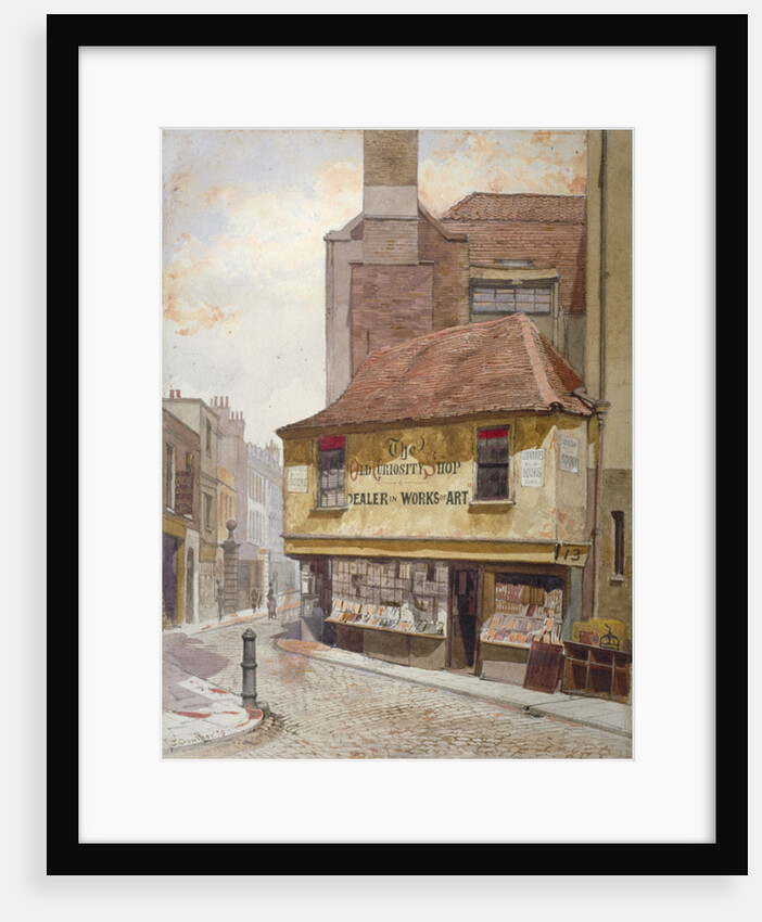 View of the Old Curiosity Shop, Portsmouth Street, Westminster, London by John Crowther