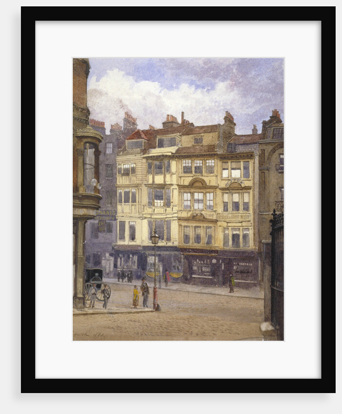 View of nos 164-165 Strand, Westminster, London by John Crowther