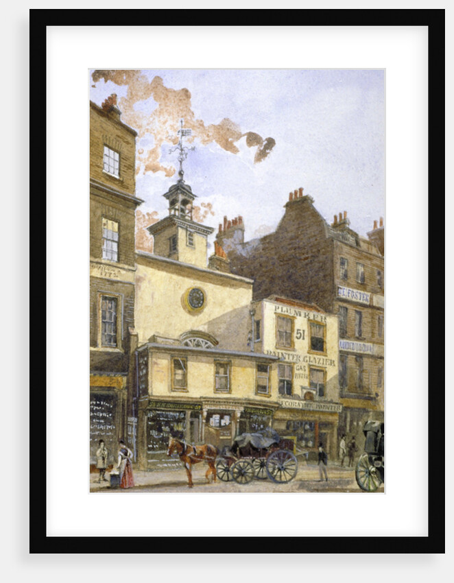 Church of St Ethelburga-the-Virgin within Bishopsgate, City of London by John Crowther