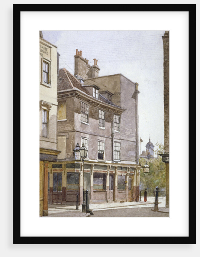 View of the Crooked Billet Inn, King Street, Stepney, London by John Crowther