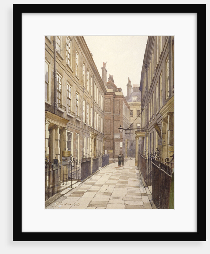View of Catherine Court, Tower Hill, London, looking east by John Crowther