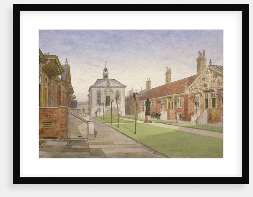 Trinity Almshouses and Trinity Chapel, Mile End Road, Stepney, London by John Crowther