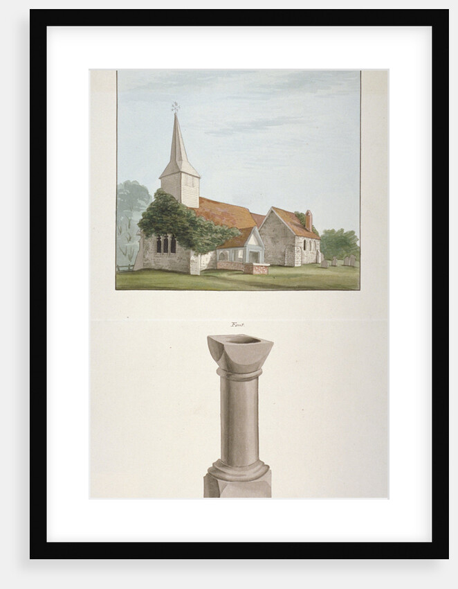 South-west view of St Mary's Church, Stapleford Tawney, Essex by Anonymous