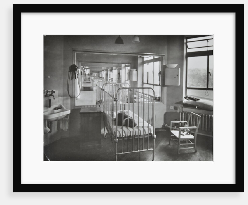 Children's isolation wards, Brook General Hospital, London, 1948 by Unknown