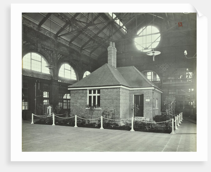 Exterior of cottage, School of Building, Brixton, London, 1913 by Unknown