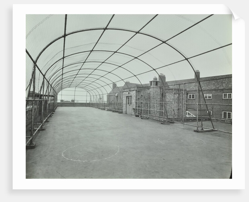 Playground on roof, School of Building, Brixton, London, 1936 by Unknown
