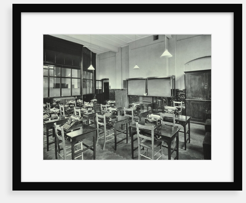 Typewriting room, Balham and Tooting Commercial Institute, London, 1931 by Unknown