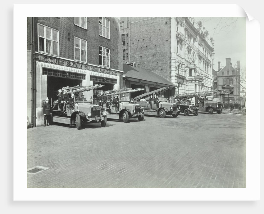 Euston Fire Station, No 172 Euston Road, St Pancras, London, 1935 by Unknown