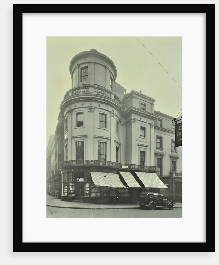 Hachette's book shop on the corner of King William Street, London, 1930 by Unknown
