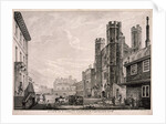 St James's Gate leading to St James's Palace, London by Edward Rooker