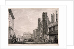 St James's Gate leading to St James's Palace, London by Edward Rooker