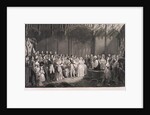 Queen Victoria and Prince Albert's marriage in St James's Palace, London by Anonymous