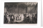 Queen Victoria and Prince Albert's marriage in St James's Palace, London by Anonymous
