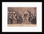 King Henry VIII surrounded by kneeling figures by Bernard Baron