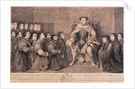 King Henry VIII surrounded by kneeling figures by Bernard Baron
