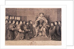 King Henry VIII surrounded by kneeling figures by Bernard Baron