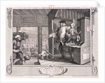 The industrious apprentice a favourite..., plate IV of Industry and Idleness by William Hogarth