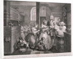 A Rake's Progress; plate V of VIII by William Hogarth