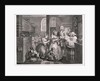 A Rake's Progress; plate V of VIII by William Hogarth
