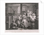 A Rake's Progress; plate V of VIII by William Hogarth