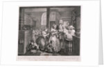 A Rake's Progress; plate V of VIII by William Hogarth