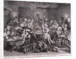 A Rake's Progress; plate VI of VIII by William Hogarth