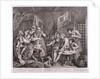 A Rake's Progress; plate VII of VIII by William Hogarth