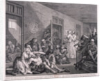 A Rake's Progress; plate VIII of VIII by William Hogarth