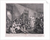 A Rake's Progress; plate VIII of VIII by William Hogarth