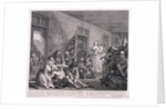 A Rake's Progress; plate VIII of VIII by William Hogarth
