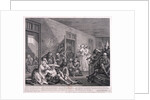 A Rake's Progress; plate VIII of VIII by William Hogarth