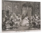 Marriage a la Mode; plate IV by Simon François Ravenet
