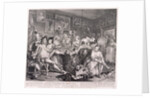 A Rake's Progress, plate III of VIII by William Hogarth