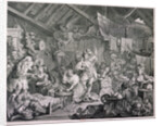 Strolling actresses dressing in a barn by William Hogarth