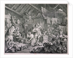 Strolling actresses dressing in a barn by William Hogarth