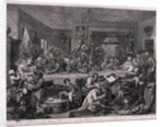 An election entertainment, plate I of The Election by William Hogarth