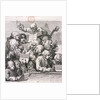 A chorus of singers by William Hogarth