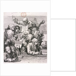 A chorus of singers by William Hogarth