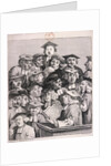 Scholars at a lecture by William Hogarth